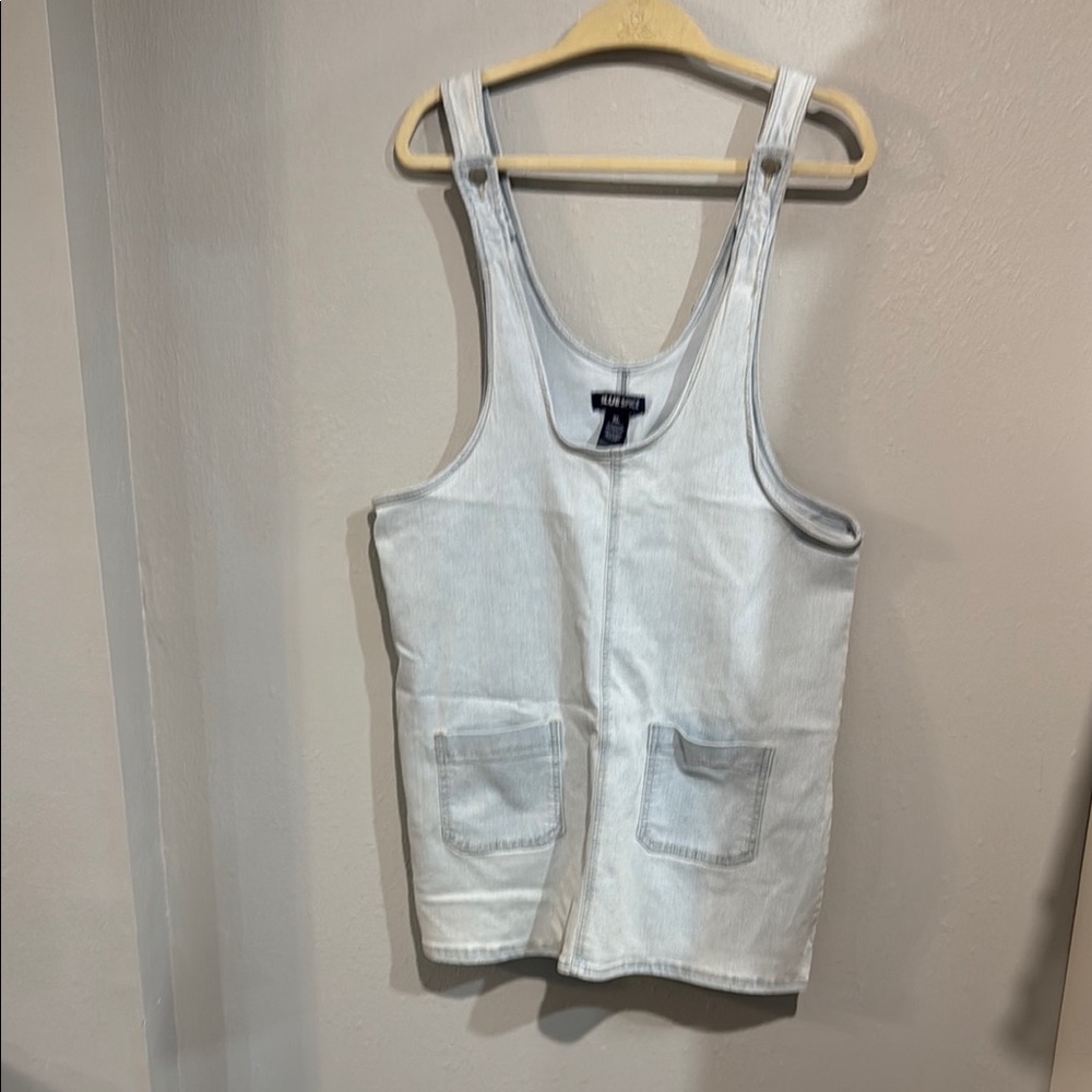 Blue Spice Light Blue Overall Dress